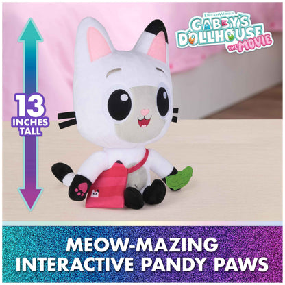 Gabby's Dollhouse: The Movie, Meow-Mazing Interactive Pandy Paws Plush Toy with 3 Accessories & Removable Bag, Kids Toys for Girls & Boys Ages 3 and Up 🍁 All In One Marketplace Canada