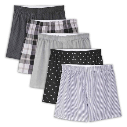 Fruit of the Loom Mens Comfort Casual Boxer Shorts, Assorted Colours, Large US 🍁 All In One Marketplace Canada