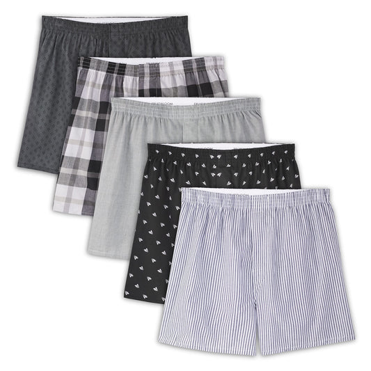 Fruit of the Loom mens CASUAL COMFORT Boxer Shorts, ASSORTED, Medium US 🍁 All In One Marketplace Canada