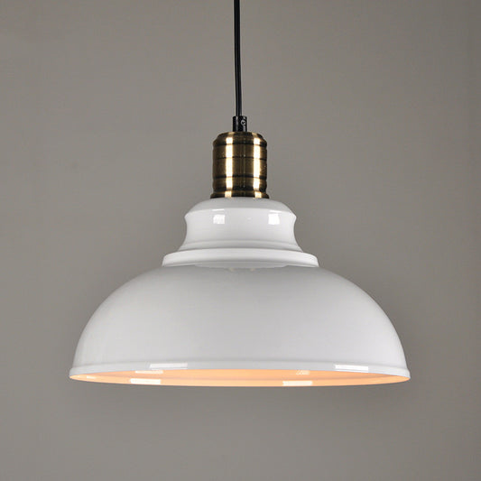 Industrial Pendant Light - Barn Metal Hanging Light Fixture for Kitchen Island, 30cm E27 Vintage Ceiling Lamp