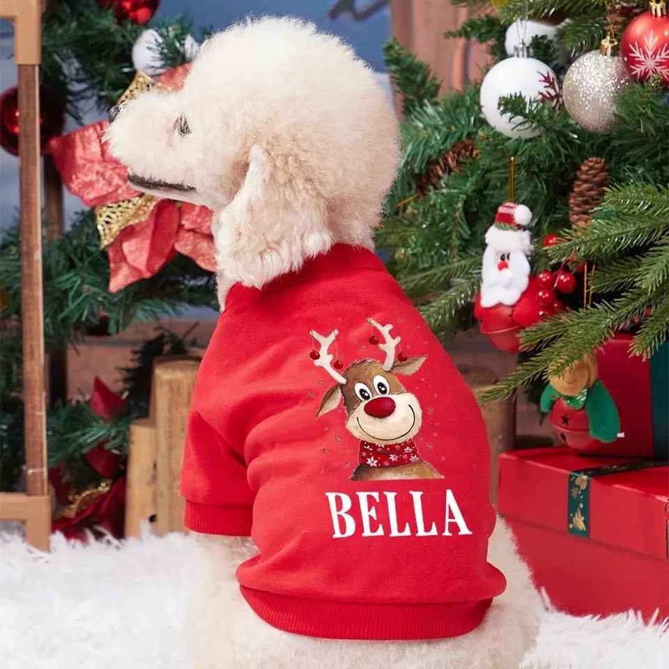 Personalized Dog Christmas Sweater | Custom Holiday Jumper