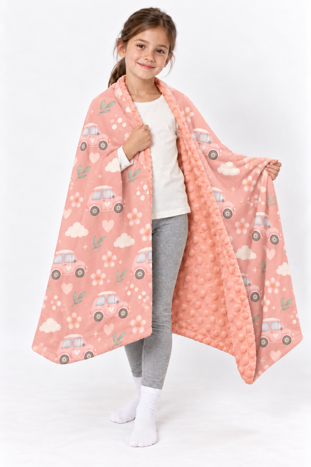 Couverture minky douce escapade 🌸 moyenne