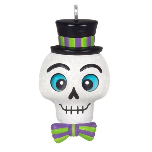 Hallmark Keepsake 1" Mini Halloween Ornament 2025, Spooky Little Skull, Halloween Decorations