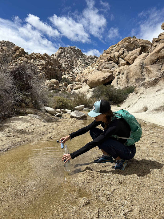 LifeStraw Peak Series – Solo Personal Water Filter for Hiking, Camping, Travel, Survival and Emergency preparedness. Removes Bacteria, parasites and microplastics, Mountain Blue 🍁 All In One Marketplace Canada