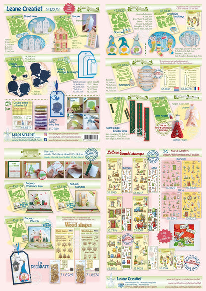Leane Creatief A5 Leaflet With Overview New Collection 2022-2