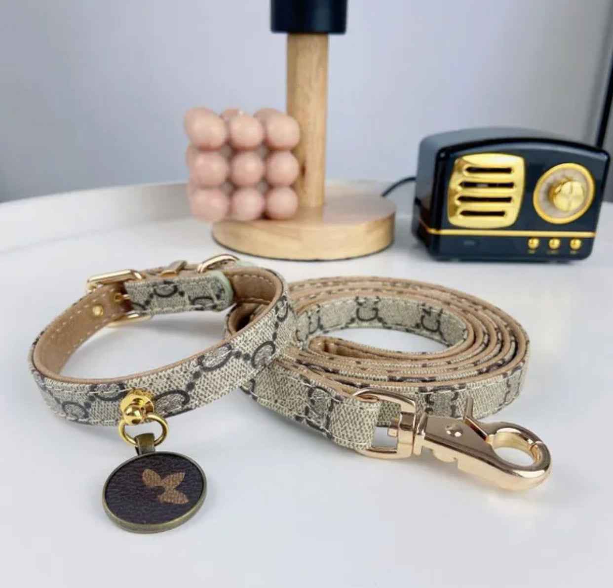 Gigi Gigi Dog Collar and Leash Set | Dog Walking Outfit