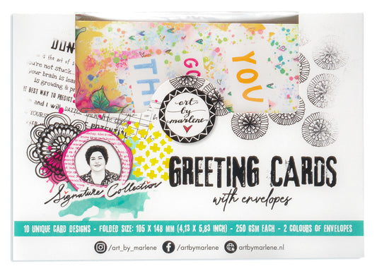 ABM Greeting Cards 10 Unique Designs Signature Collection 20 PC