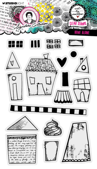 ABM Clear Stamp Home Alone Signature Collection 148x210x3mm 18 PC nr.597