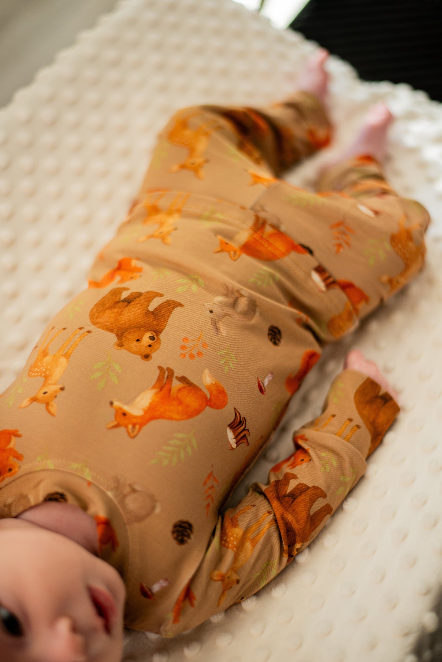 🦊 Pyjama 2 pièces en bambou – Les copains des bois