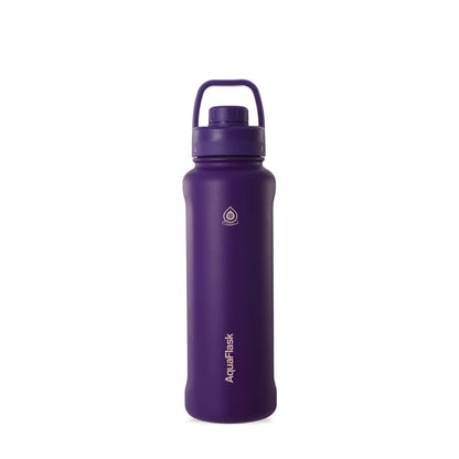 AquaFlask 1080ml (40oz) Stainless Steel Water Bottle with Sports Lid – Hot & Cold, Leakproof, BPA-Free