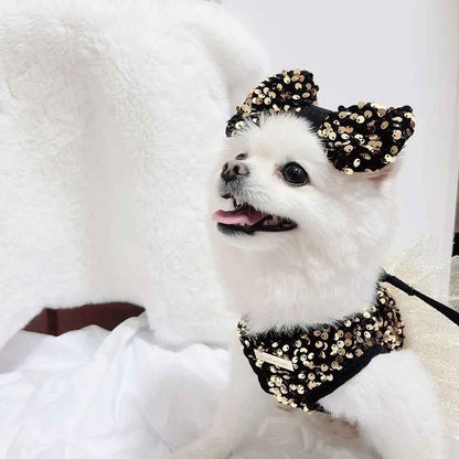 Twinkle Star Dog Dress Set | Party Dress with Matching Bow