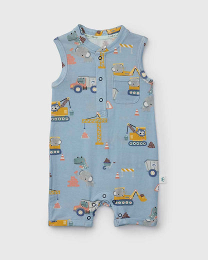 Short Romper - Tiny Engineers
