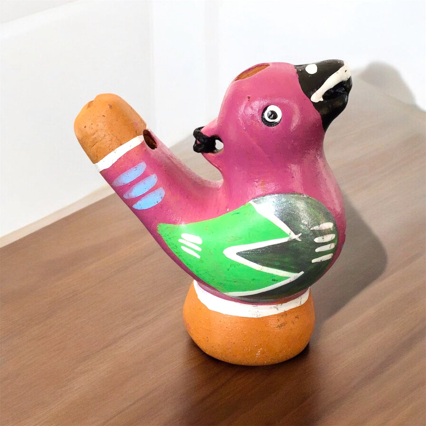 Painted Parrot Bird Water Whistle