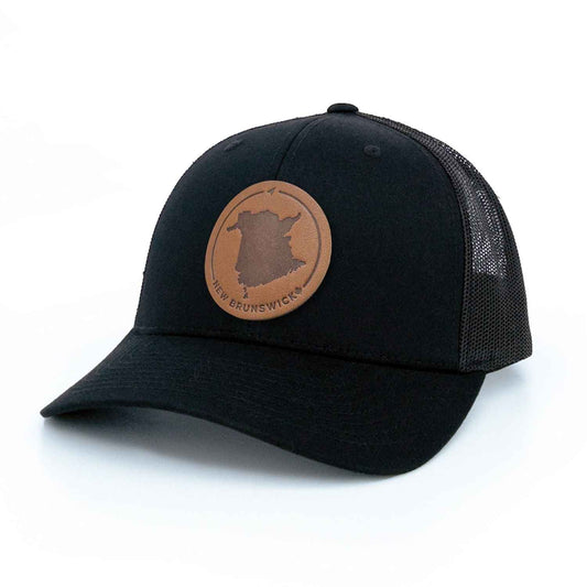 New Brunswick Leather Patch Trucker Hat