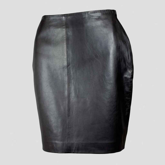 BOL Women's Dawn Short Leather Pencil Skirt