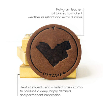 Ottawa Leather Patch Trucker Hat