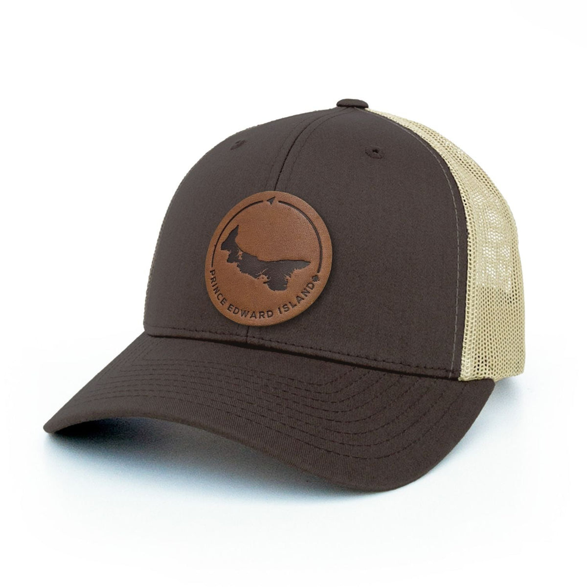 Prince Edward Island Leather Patch Trucker Hat