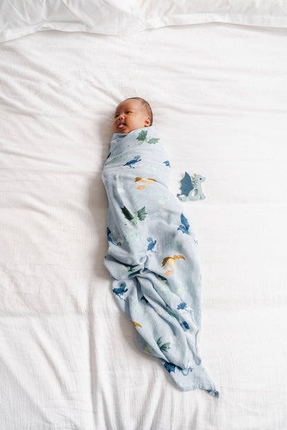 Muslin Swaddle - Magical Dragons