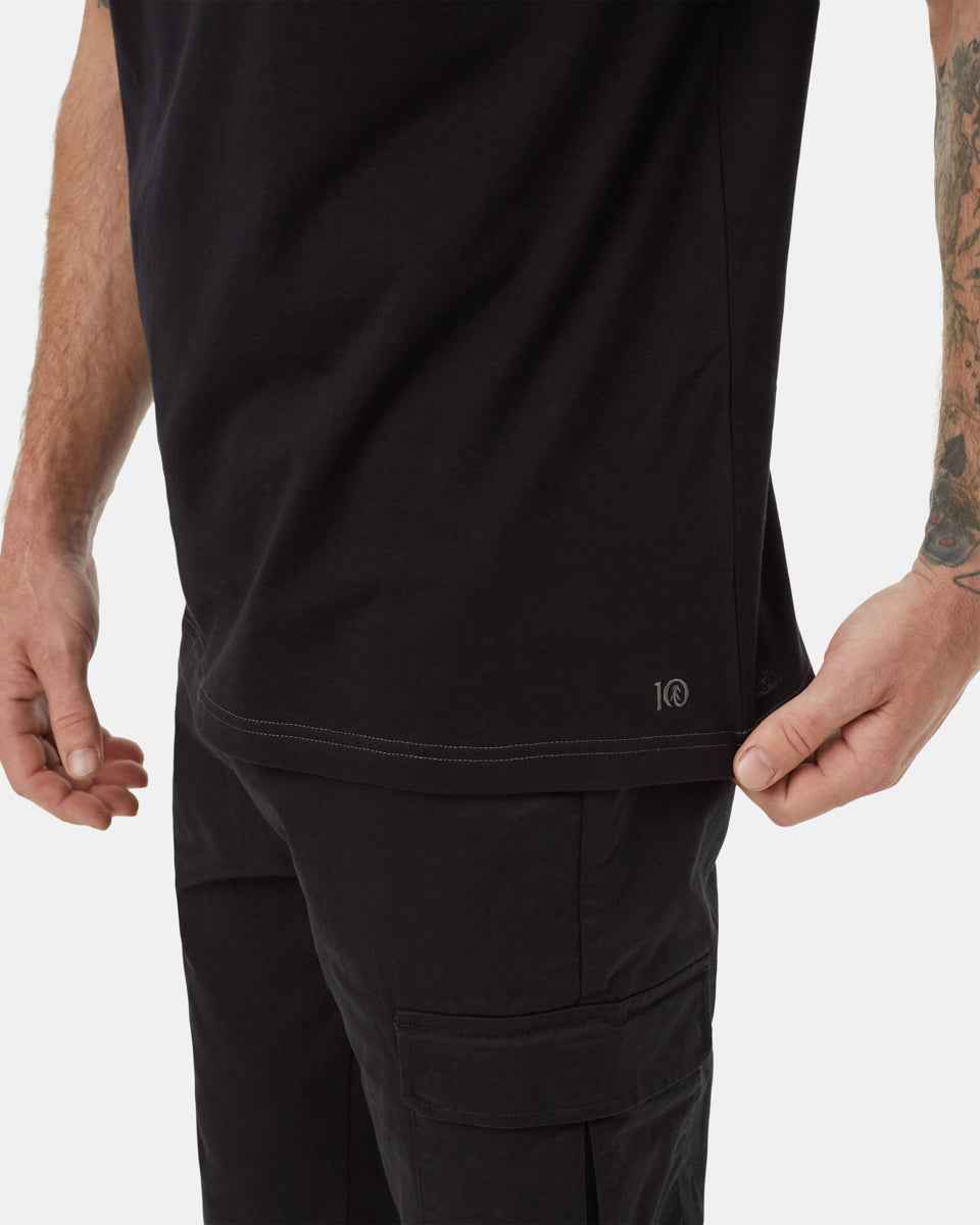 Contrast Thread Relaxed T-Shirt