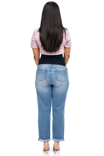 Maternity 28" Boyfriend Jean w/ Bellyband
