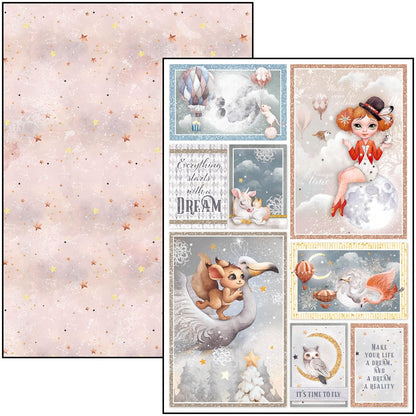 Dreamland Creative Pad A4 9/Pkg