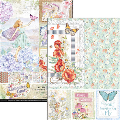 Ciao Bella Enchanted Land Creative Pad A4 9/Pkg