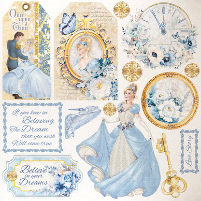 Midnight Spell Deluxe Paper Pearl 6"x6" 5/Pkg