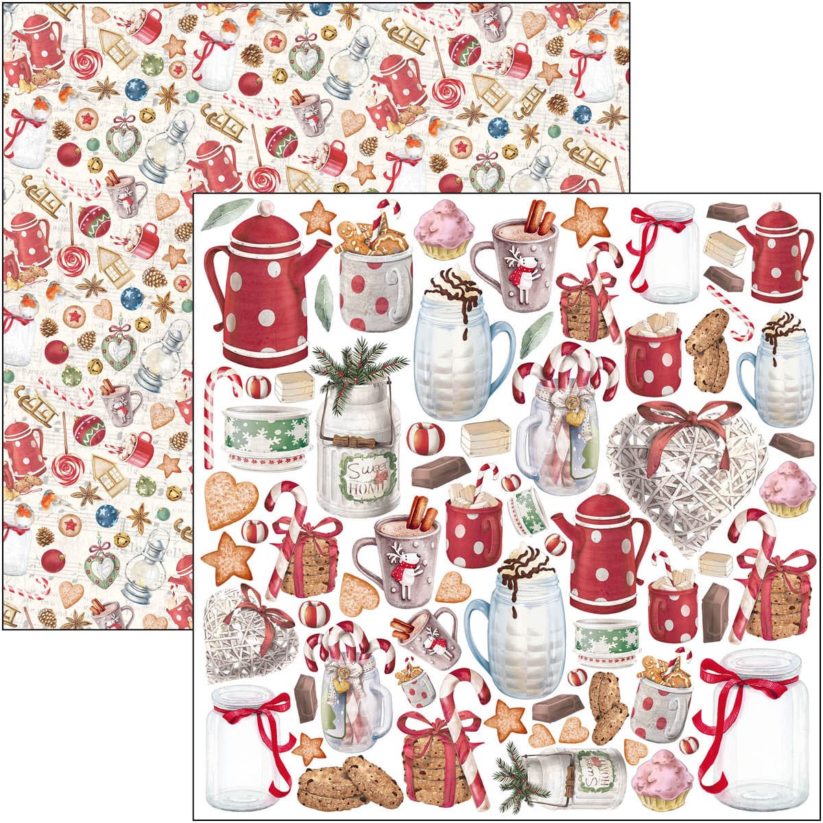 Christmas Vibes Pad 6x6 24/Pkg