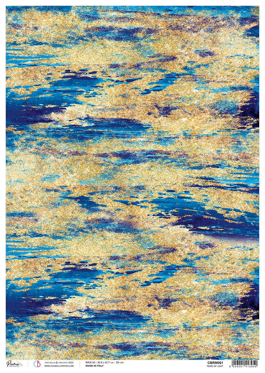 Rice Paper A3 Piuma Tears of light - 3 Sheets