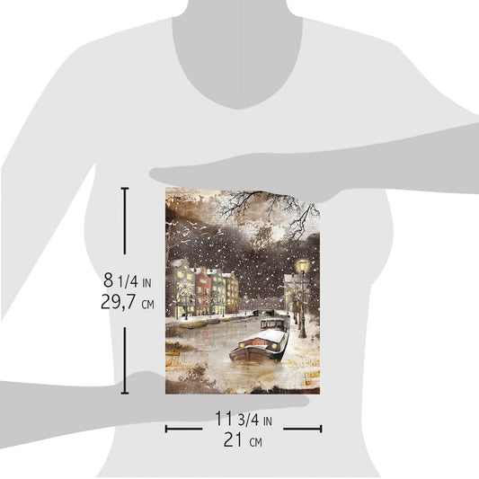 Ciao Bella Rice Paper A4 A Memorable Snowy Day
