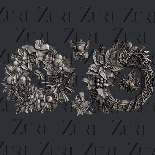 Zuri Designs Christmas Wreaths
