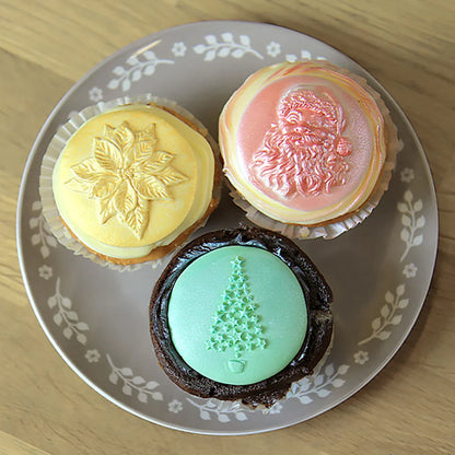 Poinsettia Cupcake Silicone Mould