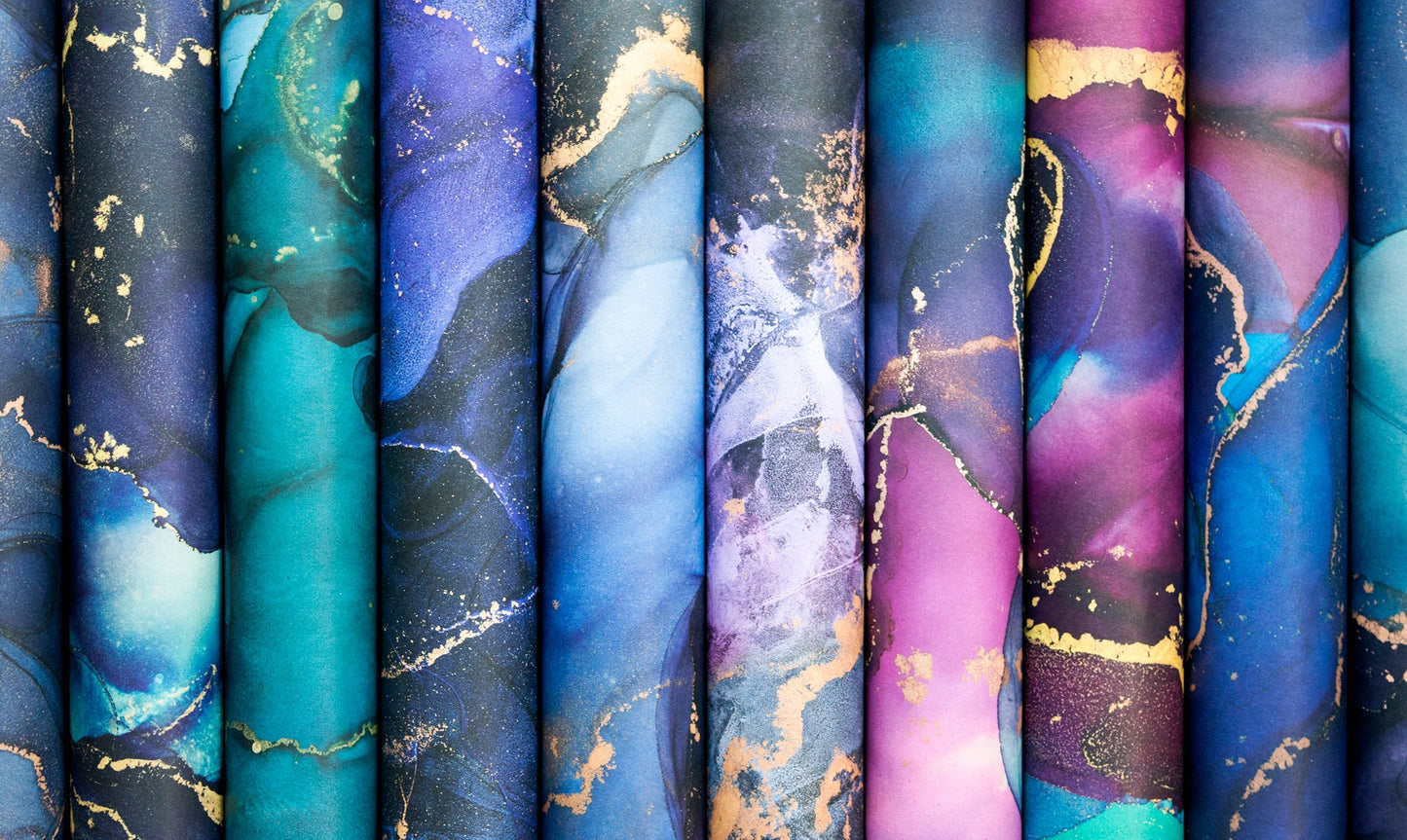 Craft Consortium - Ink Drops - Midnight - 8x8