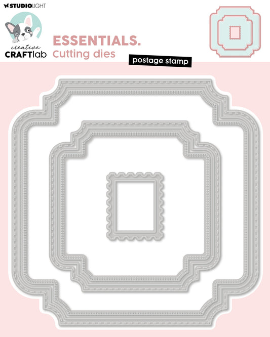 CCL Cutting Die Postage Stamp Essentials 8 PC