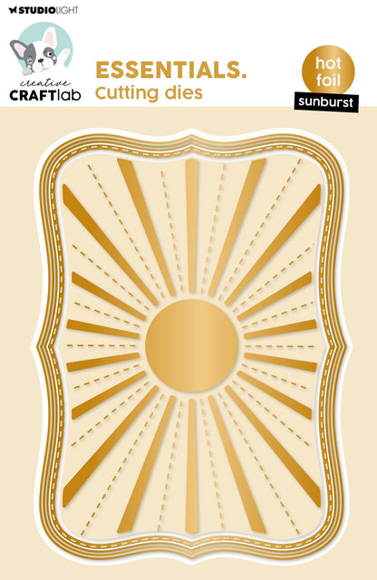 CCL Hot Foil Cutting Die Sunburst Essentials 3 PC