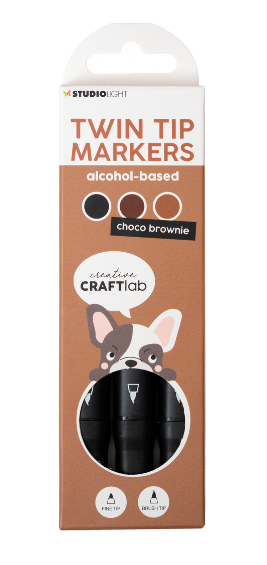 CCL Alcohol Marker Choco Brownie Essentials 48x152x13mm 3 PC nr.07