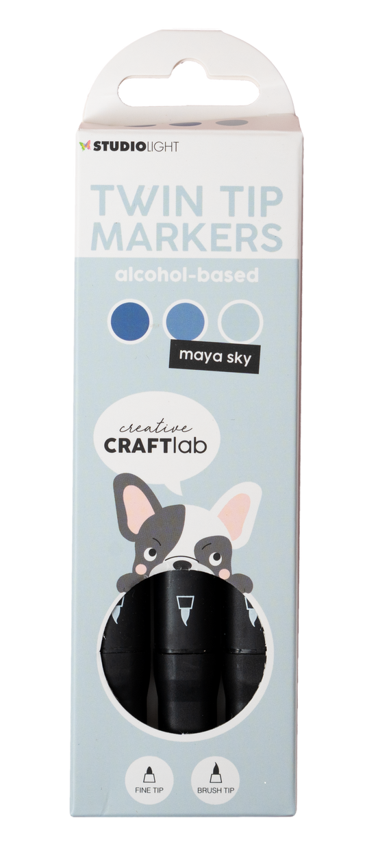 CCL Alcohol Marker Maya Sky Essentials 48x152x13mm 3 PC nr.11