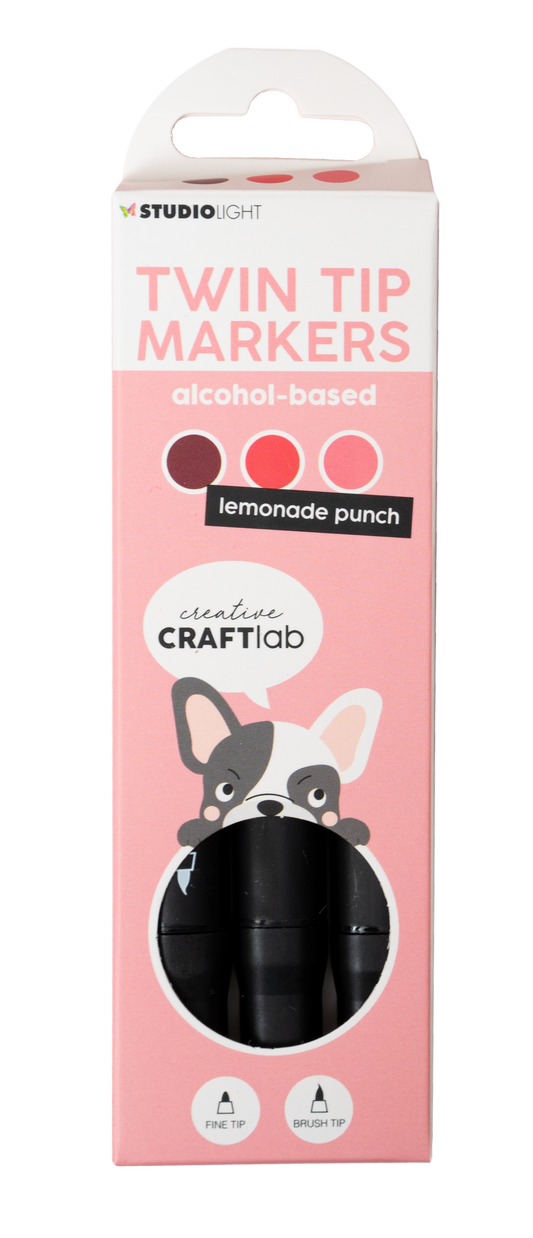 CCL Alcohol Marker Lemonade Punch Essentials 48x152x13mm 3 PC nr.12