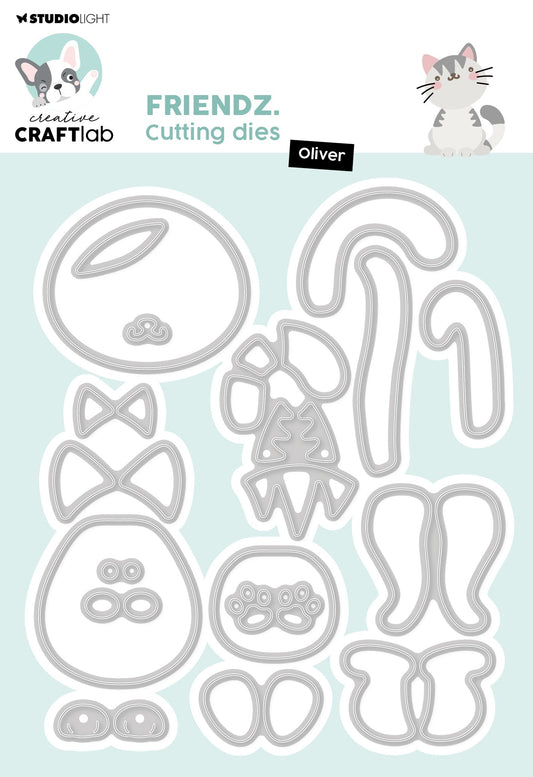 CCL Cutting Die Oliver Friendz 126x106x1mm 18 PC nr.741