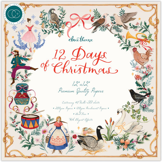 Craft Consortium 12 Days Of Christmas - 12x12 Paper Pad