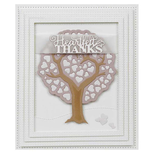 Dies by Sue Wilson Finishing Touches Collection Eternal Heart Tree