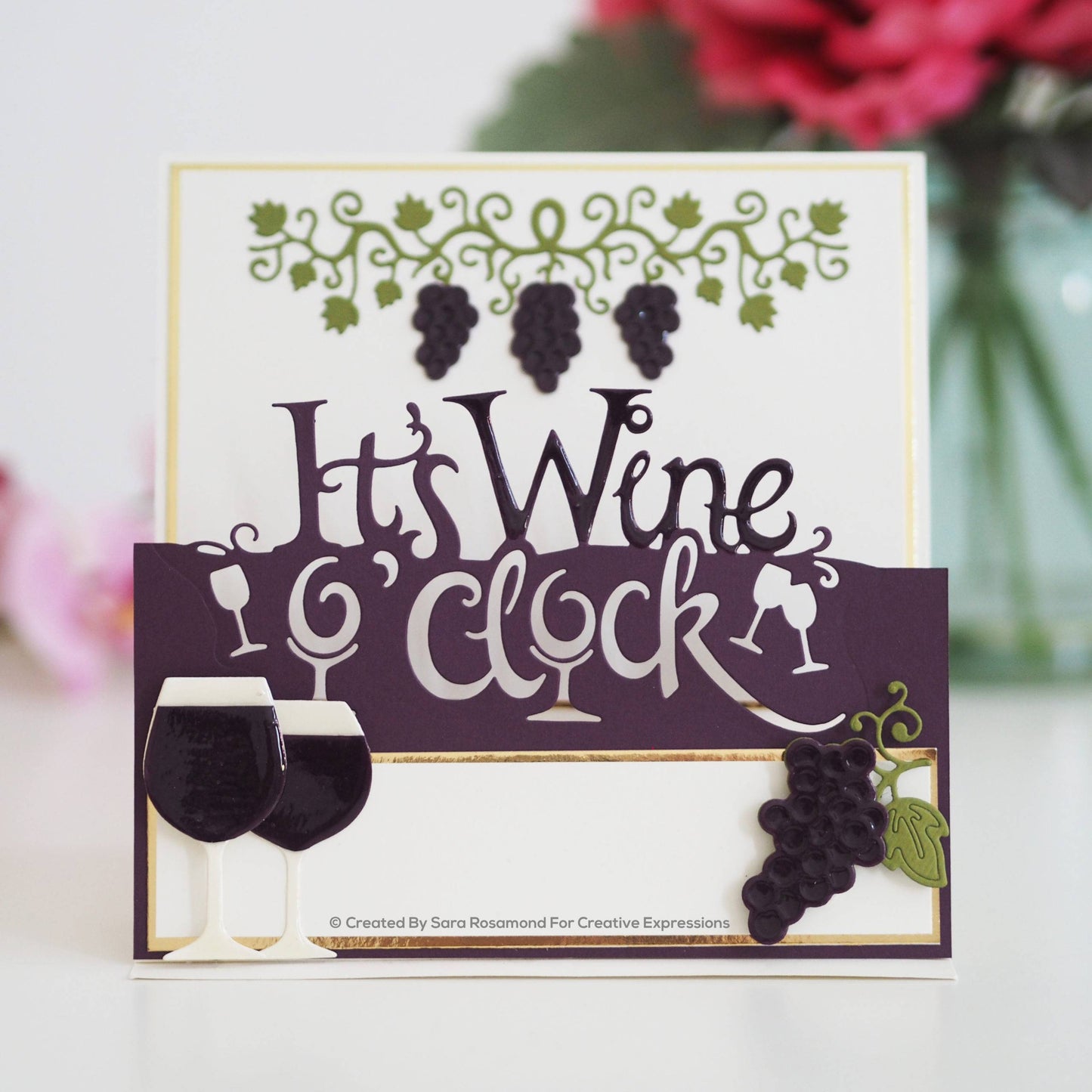 Paper Cuts Collection - Wine O'Clock Edger