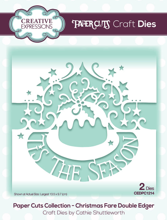 Creative Expressions Paper Cuts Christmas Fare Double Edger Craft Die