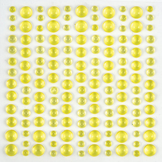 Craft Consortium Adhesive Dew Drops - Yellow