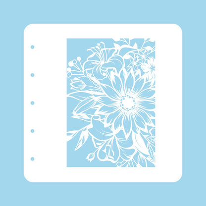Stencil A6 For Magnetic Colour Set Flower 1
