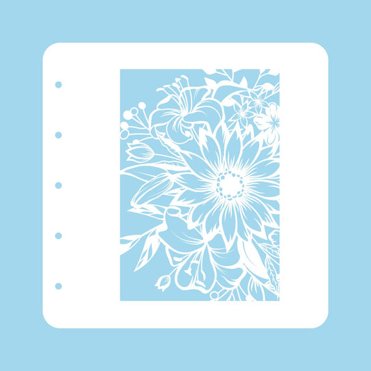Stencil A6 For Magnetic Colour Set Flower 1