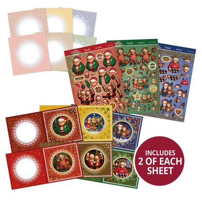 Delightful Golden Oldies Festive Fun Decoupage Card Kit