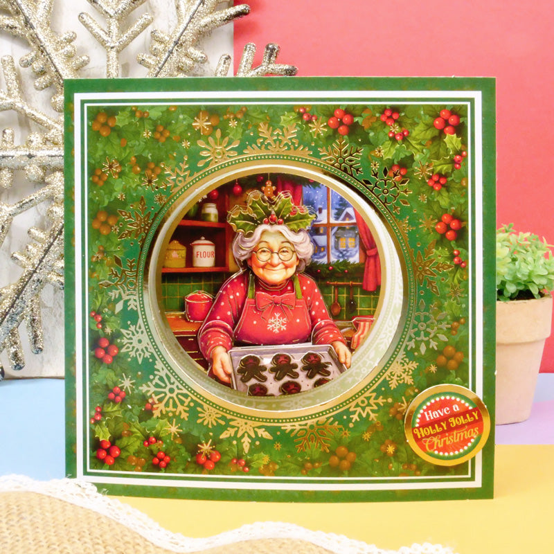 Delightful Golden Oldies Festive Fun Decoupage Card Kit