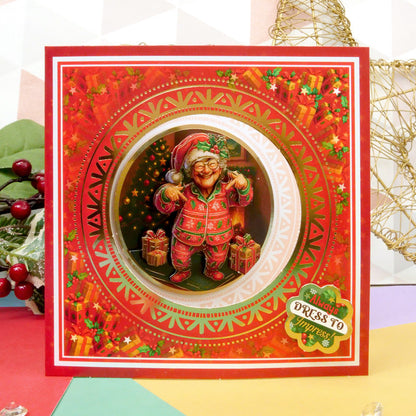 Delightful Golden Oldies Festive Fun Decoupage Card Kit