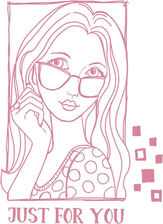 Couture Creations Just for You Portrait Stamp Set